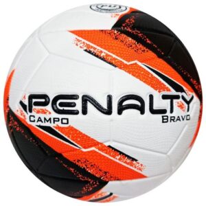 Imagem de Bola de Futebol Penalty Bravo Campo Laranja