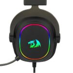 Imagem de Headset Gamer Redragon Zeus X, Chroma Mk.II, RGB, Surround 7.1, USB, Drivers 53MM, Preto/Vermelho - H510-RGB