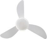 Imagem de Ventilador de Teto Ventisol Fênix Branco / Silver 3 Pás, 3 Velocidades, CV3 Premium