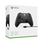 Imagem de Controle Sem Fio Xbox Series e PC Carbon Black com Cabo USB-C - 1V8-00013