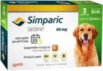 Imagem de Simparic Antipulgas e Carrapatos Cães 20 A 40kg c/3 Comprimidos 80mg