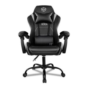 Imagem de Cadeira Gamer TGT Heron TC, Preto e Cinza, TGT-HRTC-BL02