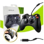 Imagem de Controle Com Fio compatível pra Xbox 360 Joystick PC cabo USB