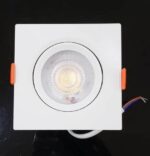 Imagem de 10 Spot Quadrado Led Direcionável Embutir-6500k branco frio