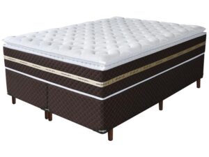 Imagem de Cama Box Queen Size (Box + Colchão) Umaflex Mola