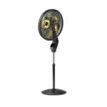 Imagem de Ventilador de Coluna Mallory Chronos Com Controle remoto e painel touch Preto E Dourado 40cm - 127V