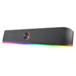 Imagem de Soundbar Gamer Redragon Adiemus, 6W RMS, RGB, USB, 150Hz/20KHz, Botão Touch, Preto - GS560