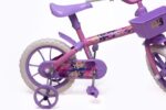 Imagem de Bicicleta Aro 12 Infantil Feminina Rosa e Lilás - Personagem