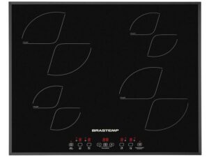 Imagem de Cooktop 4 Bocas Indução Brastemp Vitrocerâmico