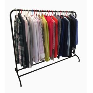 Imagem de Arara para Roupas com Sapateira 100 Aço 135cm Altura por 125cm Comprimento Suporta 90 Cabides