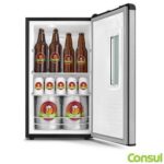 Imagem de Cervejeira Consul Cor Titanium com 82L Display Na Porta Controle de Temperatura CZD12AT