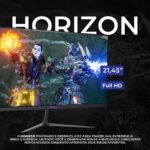 Imagem de Monitor Gamer Mancer Horizon Z21, 21.45 Pol. Va, Full HD, 1ms, 75Hz, FreeSync, VGA/HDMI, MCR-HZN21-BL1