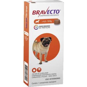 Imagem de Bravecto Cães de  4,5 a 10kg - 250mg - MSD