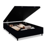 Imagem de Cama Box Com Baú Casal + Colchão De Molas - Comfort Prime - Classic Superlastic 138cm