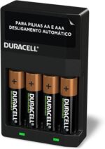 Imagem de Carregador de Pilhas AA e AAA Duracell - Com 4 Pilhas Rec AA