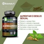 Imagem de Kit 2x Ashwaganda Ginseng Índiano Natural 120 Cápsulas Bionutri