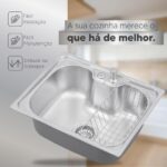 Imagem de Cuba Cozinha Gourmet Pia Aço Inox com Acessórios