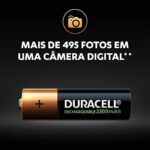 Imagem de Pilha Recarregável AA Pequena Duracell Com 4 Unidades