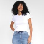 Imagem de Kit Camiseta Hering Básica Feminina 3 Peças