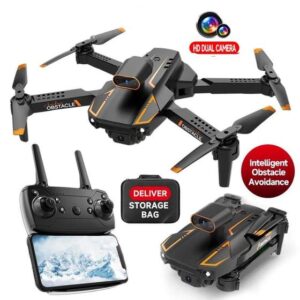 Imagem de Novo Drone Profissional S91 Dual Câmera, Ultra Wi-Fi 5G Alta Distância e Desempenho + Sensores Anti Obstáculo