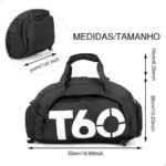 Imagem de Bolsa Mala T60 Fitness Para Academia Treino Esporte E Viagem