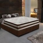 Imagem de Cama Box Casal King 1,93m Colchão Molas Pocket 30cm Love Story 193x203x68cm