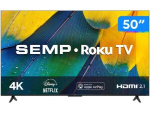 Imagem de Smart TV 50” 4K UHD LED Semp RK8600 Wi-Fi