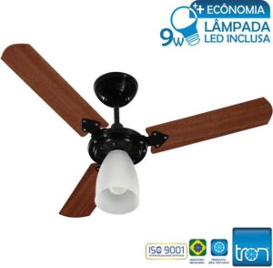 Imagem de Ventilador de Teto Tron Marbela 110v / 127v 130w Preto