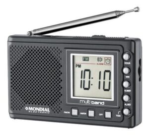 Imagem de Radio Relogio Portatil Mondial Rp 04 Multi Band 2 Bivolt