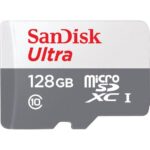 Imagem de Cartão Memória Micro SD Sandisk 128GB Classe 10 Ultra com Adaptador SD - ORIGINAL