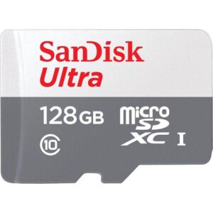 Imagem de Cartão Memória Micro SD Sandisk 128GB Classe 10 Ultra com Adaptador SD - ORIGINAL