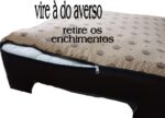 Imagem de cama pra cachorro ou gato  caminha pets médios cama pra pet até 12kg + cobertinha  ( vinho coroinhas )