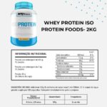 Imagem de Whey Protein Isolado ISO Protein Foods Pote 2kg- Suplemento em pó para Ganho de Massa Muscular Resistência -