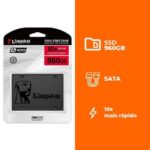 Imagem de SSD 960 GB Kingston A400, SATA, Leitura: 500MB/s e Gravação: 450MB/s - SA400S37/960G