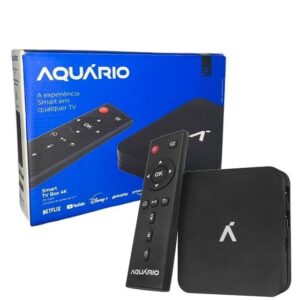 Imagem de Receptor Smart Tv box Aquário STV-3000 padrão 4K 8GB Homologado pela ANATEL 01773-18-02250