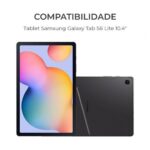 Imagem de Capa com Teclado para Samsung Galaxy Tab S6 Lite 10.4" WB preto com duração de até 35 horas de bateria