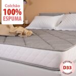 Imagem de Colchão Casal Espuma D33 A Vácuo Ortopédica Certificada BF Colchões 138x188x17cm