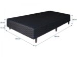 Imagem de Base Cama Box Casal Umaflex 138x26x188cm